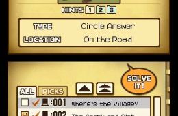 Скриншот из игры «Professor Layton and the Curious Village»