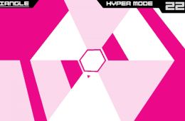 Скриншот из игры «Super Hexagon»