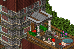 Скриншот из игры «Habbo»