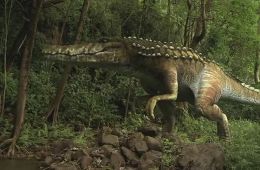 Динокрок против динозавра