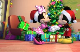 Микки и Минни пожелания на Рождество