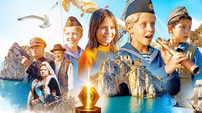 Три друга, клад и матрос Кошка