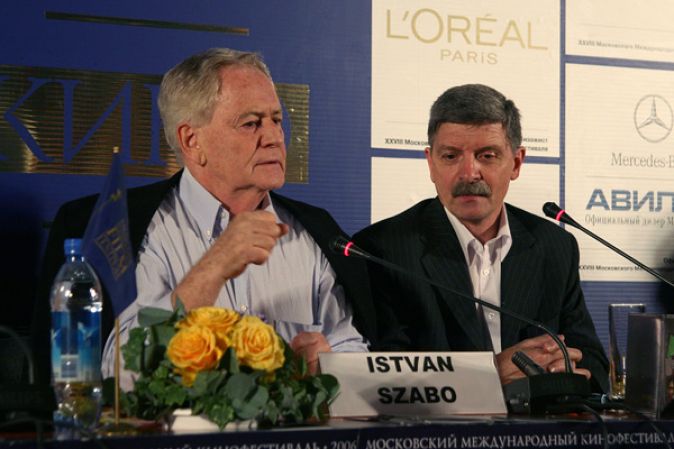 Пресс-конференция Иштвана Сабо и Ильдико Тот