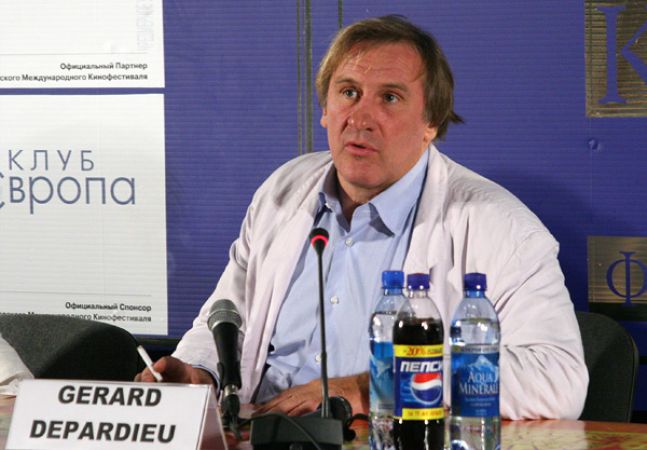 Пресс-конференция Жерара Депардье