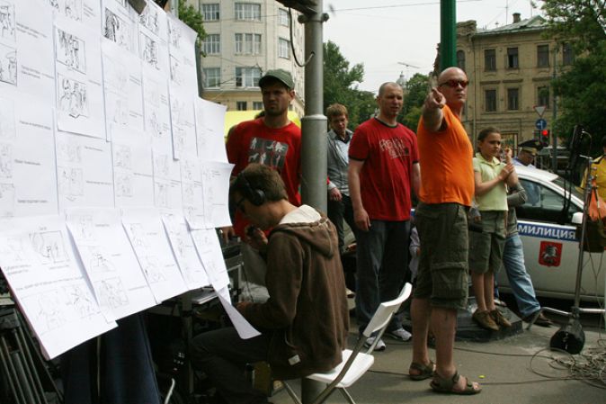 «Горячие новости» &ndash; съемочная площадка