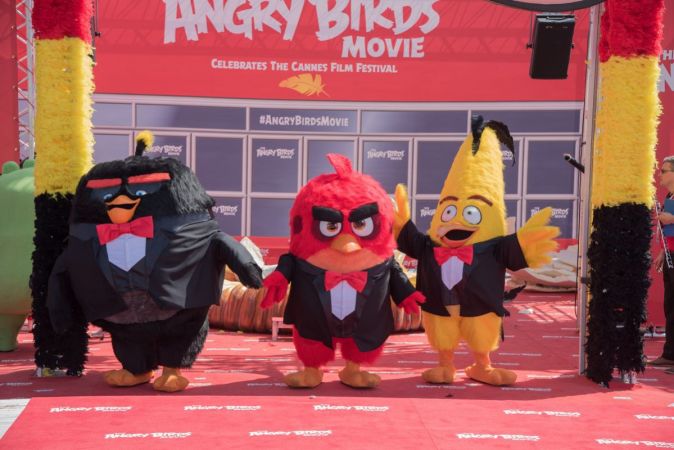 Cпециальный фотоколл «Angry Birds в кино» в Канне
