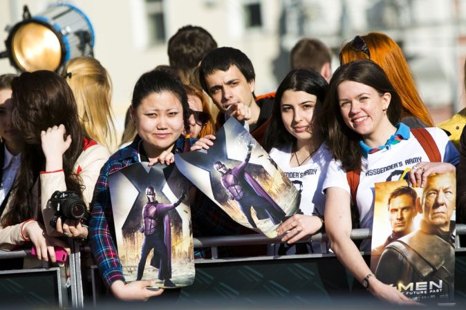Майкл Фассбендер представил в Москве «Людей Икс»