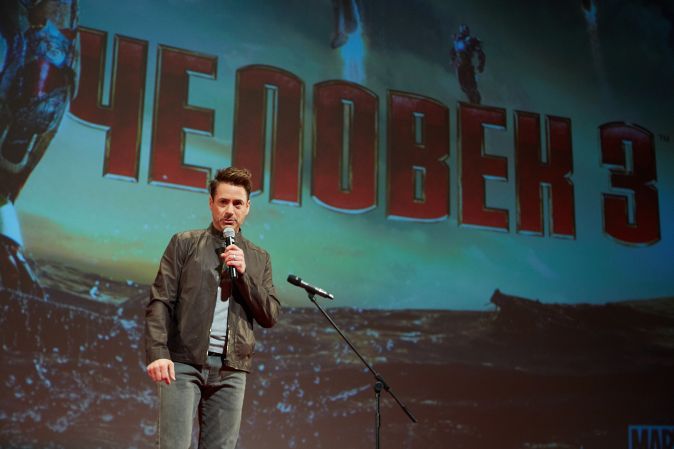 Промо-тур фильма MARVEL «Железный человек 3» в Москве