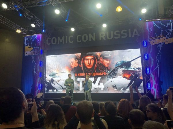Антон Богданов и Виктор Добронравов представили фильм «Т-34» на Comic Con Russia 2018