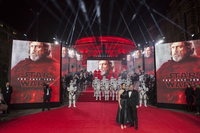 Королевская премьера фильма “Звёздные Войны: Последние джедаи» в Лондоне