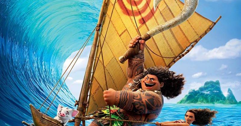 Постер мультфильма «Моана» от Disney
