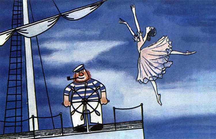 Балерина на корабле